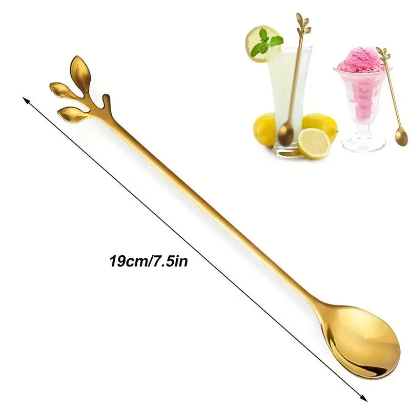 Long Spoon Set – Elegante Roestvrijstalen Lepels