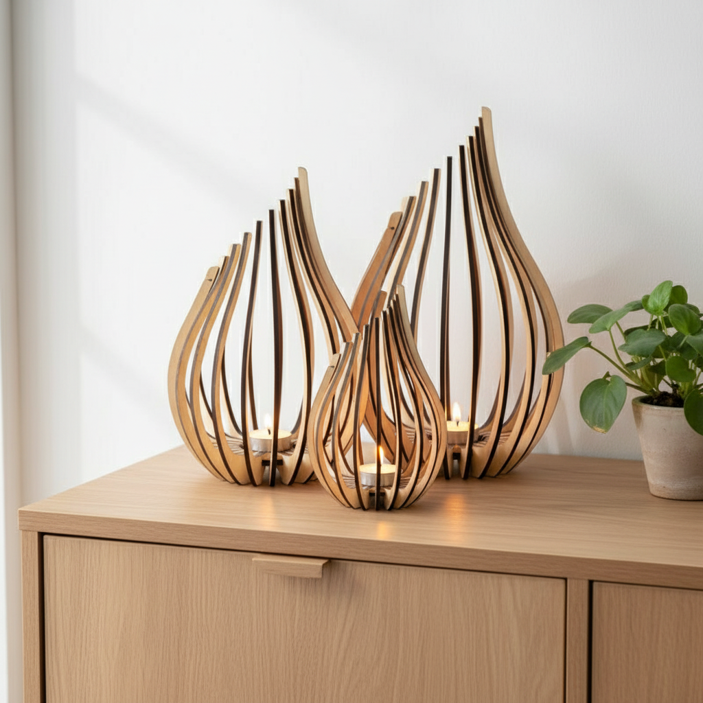 Set van 3 met variërende hoogtes